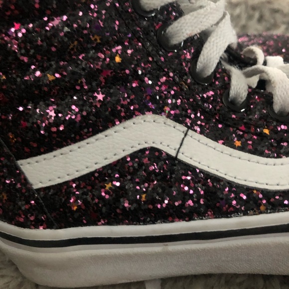 kids sparkle vans